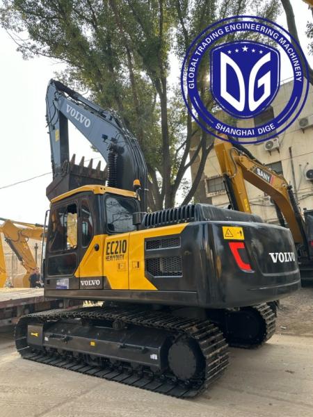 Quality Ec210 21 Ton Used Volvo Excavator With Heavy Duty Undercarriage Components for sale