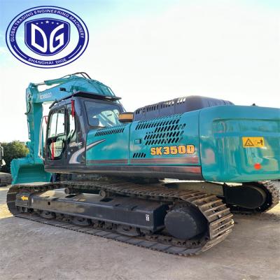 China SK350 Used 35Ton Kobelco Large Crawler Excavator,Construction Equipment,Ready On Sale à venda