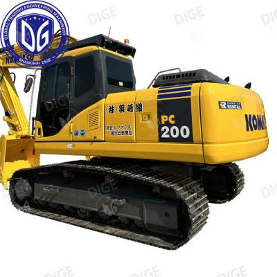China PC200-7 Used Komatsu Excavator 97% New Used Crawler Excavator 20 Ton for sale