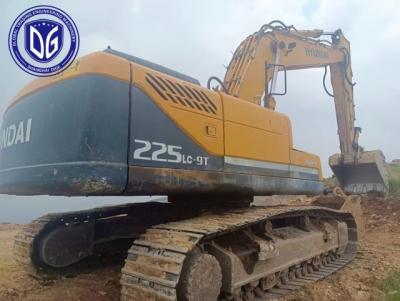 Chine R225LC-9T Excavateur Hyundai d'occasion 22,5 tonnes Excavateur hydraulique Hyundai à vendre