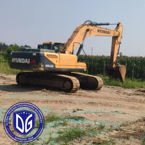 Quality R305VS Used 30.5t Hyundai Excavator And Cooling Capacity For Continuous for sale