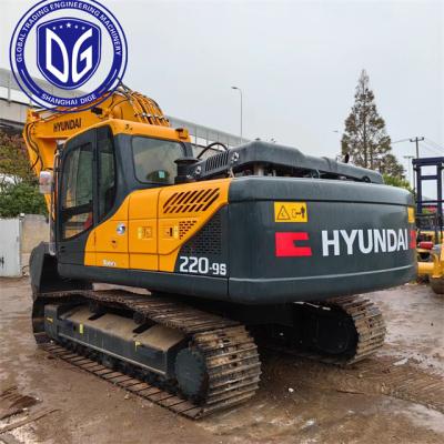 China Used Hyundai 22 Ton Excavator 220LC-9S Hydraulic Crawler Excavator for sale