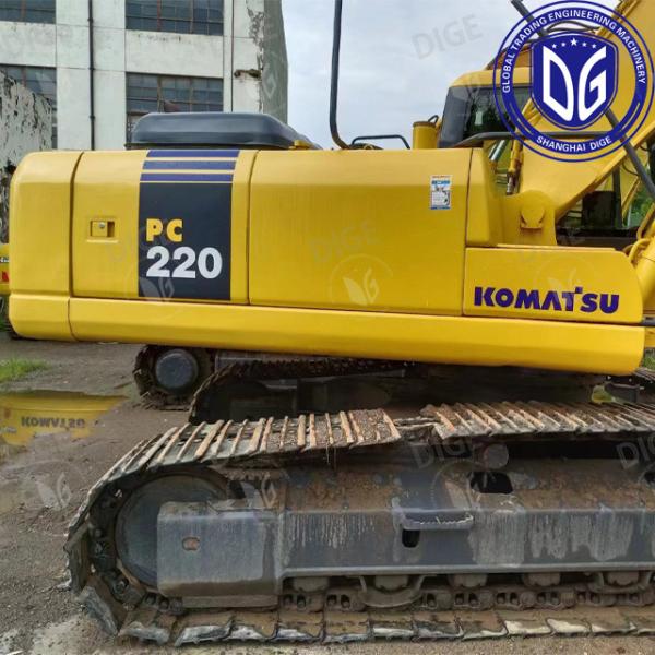Quality Reliable performance USED PC220-7 excavator with Enhanced grip and traction for sale