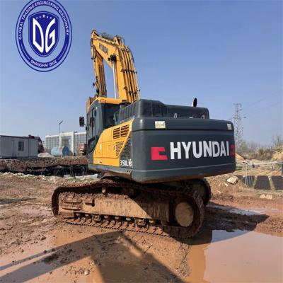 China Hyundai 350 Excavadora hidráulica de 35 toneladas, buena calidad, sin reparación, disponible ahora en venta