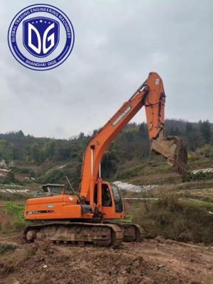China DX370LC 37 toneladas Excavadora usada Doosan operación hidráulica suave máquina hidráulica en venta