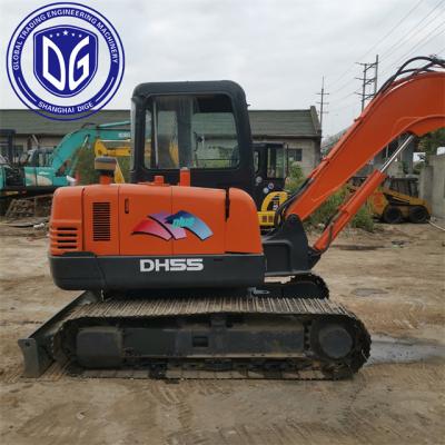 Chine User-friendly operation DH55 Used Doosan Excavator 5.5t Professionally maintained à vendre