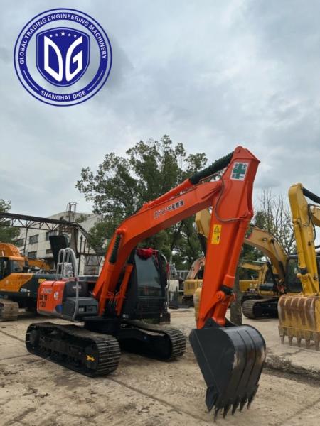 Quality Well Preserved Exterior ZX120 Used Hitachi Excavator 12 Ton With Carefully for sale