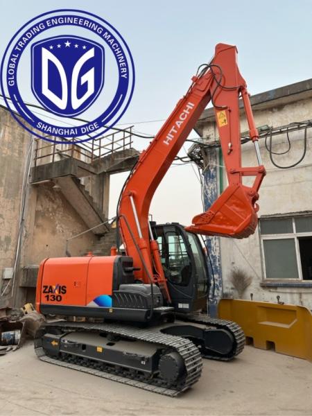 Quality Well Preserved Exterior ZX130 Used Hitachi 13 Ton Excavator Minimal Cosmetic for sale