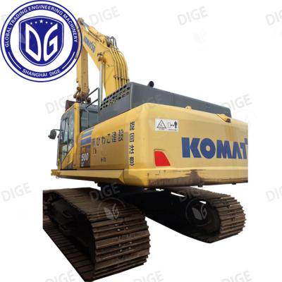 Chine PC500 Original Komatsu Excavateur d'occasion 50 tonnes Excavateur à rampe, 1 unité disponible à vendre