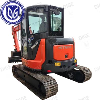 China ZX55 5.5 Ton Used Hitachi Excavator Perfectly Competent Light Duty Operation for sale