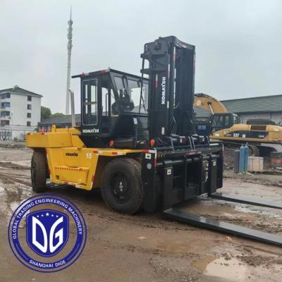 China Used Komatsu Forklift 15 Ton Large Forklift 90% New for sale