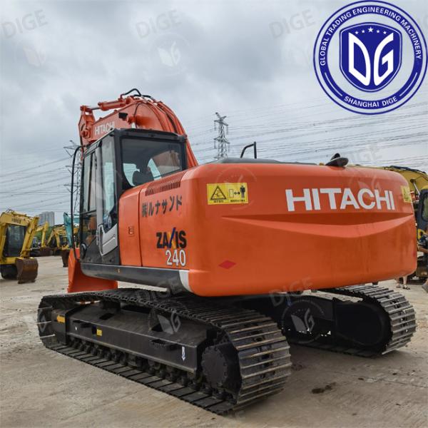 Quality 24 Ton ZX240 Used Hitachi Excavator Used Crawler Excavator Moving Hydraulic for sale