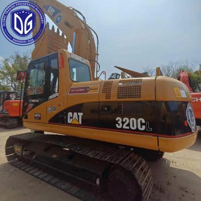 Chine CAT320C Excavateur hydraulique Caterpillar d'occasion de 20 tonnes, Modèle précoce, Prix bon marché, Prêt à vendre à vendre