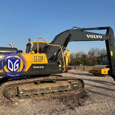 China Used Volvo EC210 21Ton Hydraulic Crawler Excavator,Almost New,High Quality à venda