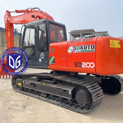 China Used Hitachi EX200 20 Ton Crawler Hydraulic Excavator In Excellent Condition On Sale en venta