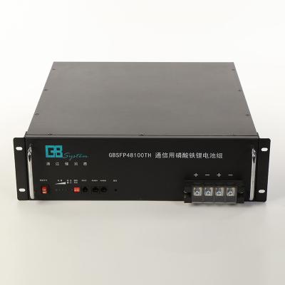 China 5U batería del hierro del litio de la batería recargable 48V 100Ah del gabinete Lifepo4 para la telecomunicación en venta