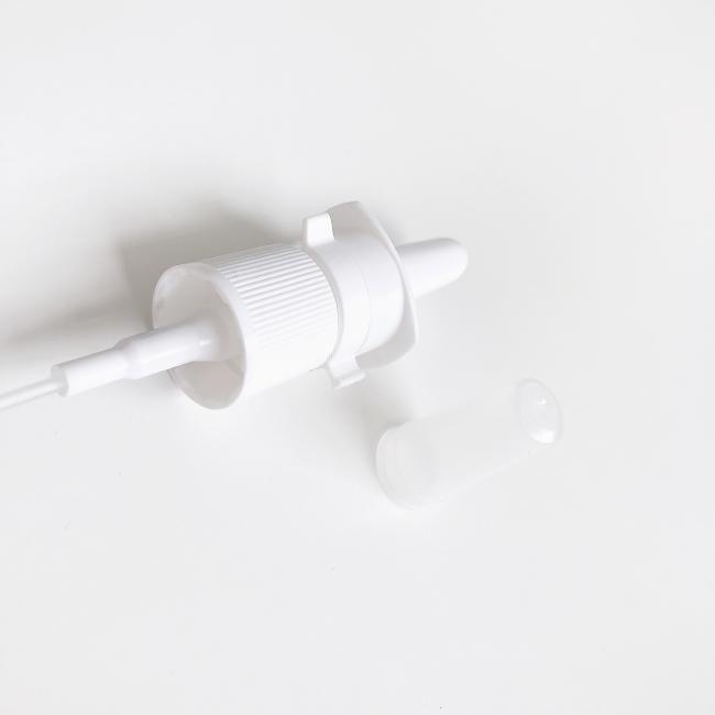 Micro Spray 15mm 20mm white pump Crimp nasal sprayer for nose treatment factory price