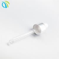 China Frosted Glass 18/415 Empty Dropper Bottles 18mm Screw Closure ODM 3cc for sale