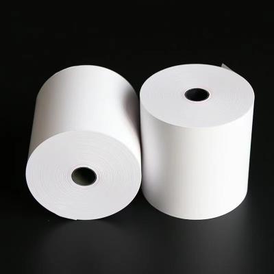 China Rolos de papel térmico de tamanho personalizado branco caixa registradora PDV papel de recibo à venda
