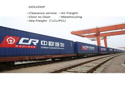 China FBA Amazon Rail Freight Transport From China To Europe London France Italy Poland for sale