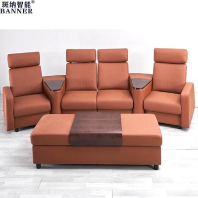 China BN Italian Minimalist Streles Smart Cinema Sofa Home Studio Leather Sofa Functional Cinema Sofa with Stretch Function for sale