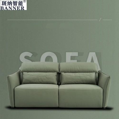 Quality BN Push-Pull Sofa Bed Solid Wood Frame Multifunctional Sofa Bed Electric Switch Panel Telescopic Function Sofa Bed for sale