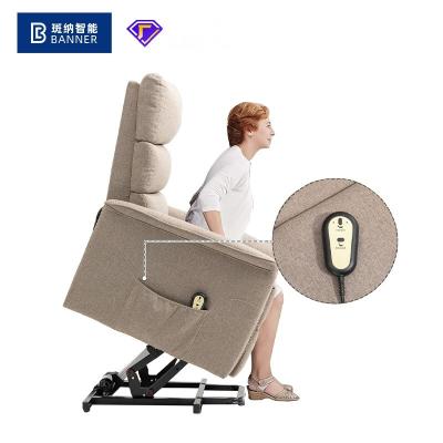 China BN Electric Elderly Sofa Chair Lift Fabric Multi Functional Pregnant Women Remote Control Stretching Sofa Recliner Chair for sale