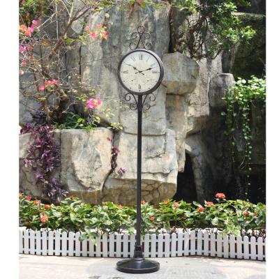 China 14” Outdoor Standing Clock for sale