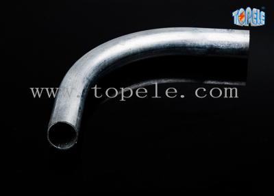 中国 EMT によって溶接される鋼鉄管の肘 EMT の水路は「塗られる亜鉛を 1/2 のインチ肘で突きます 販売のため