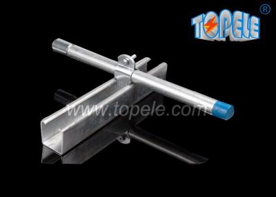 China Black HDG Slotted Plain Strut Unistrut Channel To Support Conduits 41X 41MM for sale