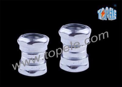 China Steel Compression Couplings EMT Conduit And Fittings Male Female Pipe Fittings for sale