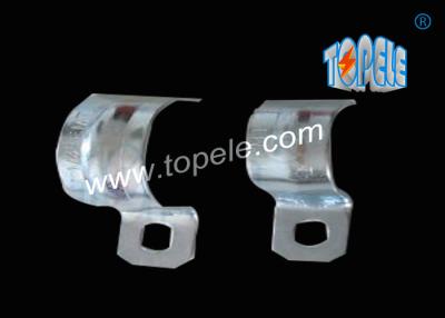China 1/2 - 4 Inch ,  IMC Conduit And Fittings  Zinc Plated Steel conduit strap  / One Hole Conduit Pipe Clamp for sale