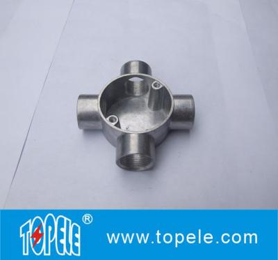 China Caja de conexiones de aluminio eléctrica terminal de la manera TOPELE BS4568/BS31 4, caja de la camiseta de la inspección del canal en venta