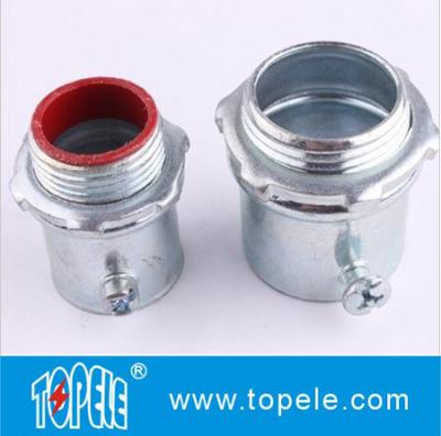 China Steel Material EMT Conduit And Fittings EMT Compression Insulated Connector for sale