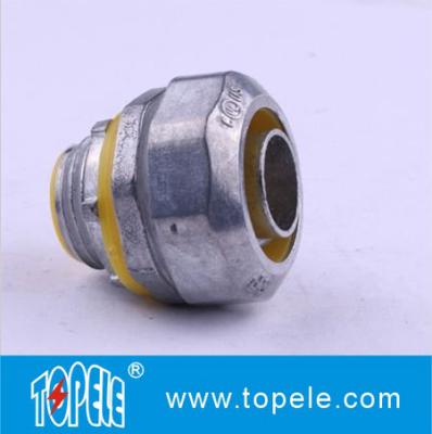 China 4” Flexible Conduit And Fittings Blue / Yellow Straight Liquid Tight Connector for sale