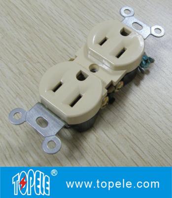 China Square Panel GFCI Receptacles Copper / Round Aluminum Aloy POP Up Type Floor Socket for sale