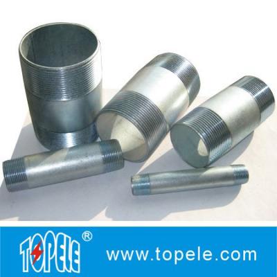 China Customized Precise Thread Electro-galvanized Rigid Conduit Nipple Steel IMC Conduit And Fittings for sale