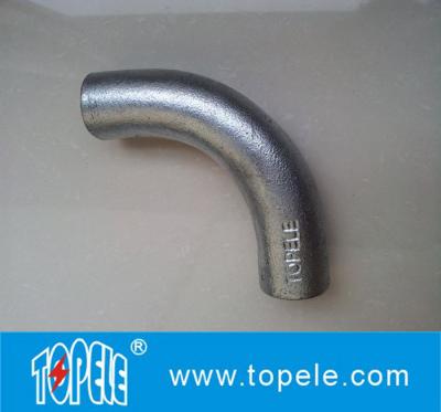 China BS4568 Conduit Fittings 20mm, 25mm Malleable Iron Solid Elbow , 90 Degree for sale