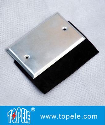 China Flat One - gang Aluminum Stamped Cover , Weatherproof Electrical Outlet Boxes for sale