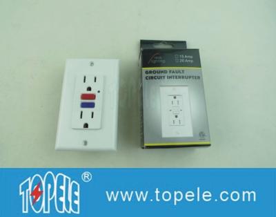 China 125V Tamper Resistant  Commercial Duplex GFCI Receptacles with LED Indicator Light for sale