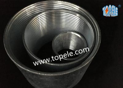 China Rigid Coupling Zinc Plated Steel , IMC Conduit Fittings , Electrical Galvanized Threaded Coupler for sale