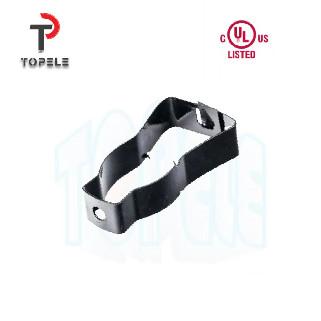 China IEC Conduit Fittings Of Black Conduit Fasteners Clip Type Cady Black Clamp for sale