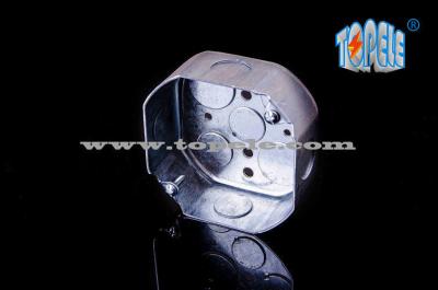 China TOPELE 54151/54161/54171 galvanizó la caja eléctrica octagonal del conducto de la caja de mercado de la caja de acero en venta