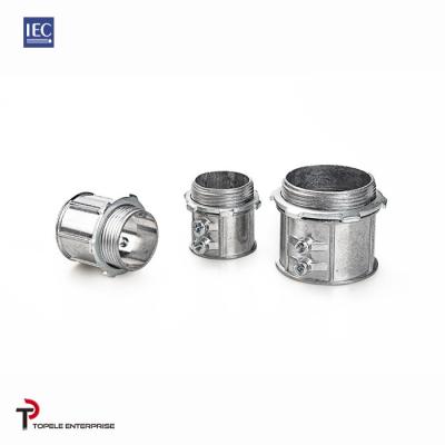 China IEC 61386 20-25mm Connector Set Screw Type Zinc Die Cast Topele for sale