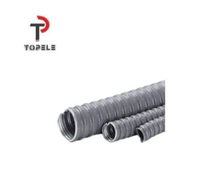 China IEC 61386 PVC Coated Flexible Metal Conduit Metric Thread for sale