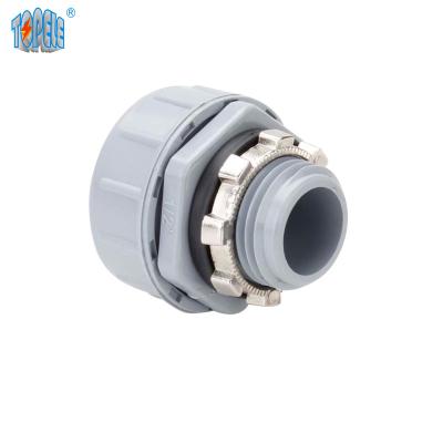 China Liquid Tight Nm Straight PVC Conduit Connector Self Extinguishing for sale