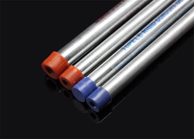 China BS 4568 / BS 31 Hot Dip Galvanized Metal Conduit Pipe With Screwed Ends And Caps for sale