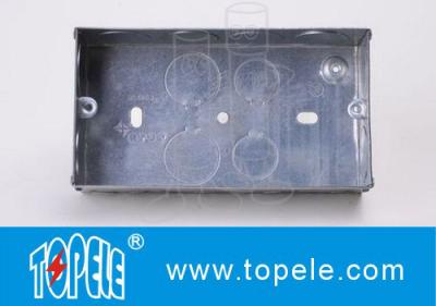 China Galvanized Square Electrical Boxes And Covers For Lighting Fixture for sale
