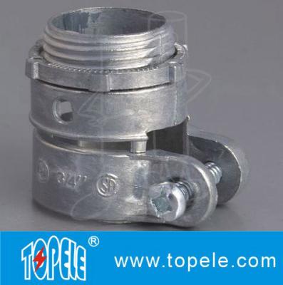 China Zinc Die Cast Flexible Conduit And Fittings / Quick-snap Connector for sale