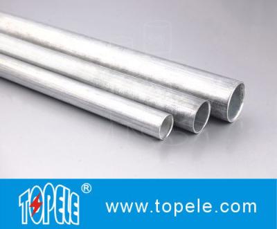 China EMT Conduit And Fittings Carbon Steel Galvanised Tube , Electrical Metallic Tubing for sale